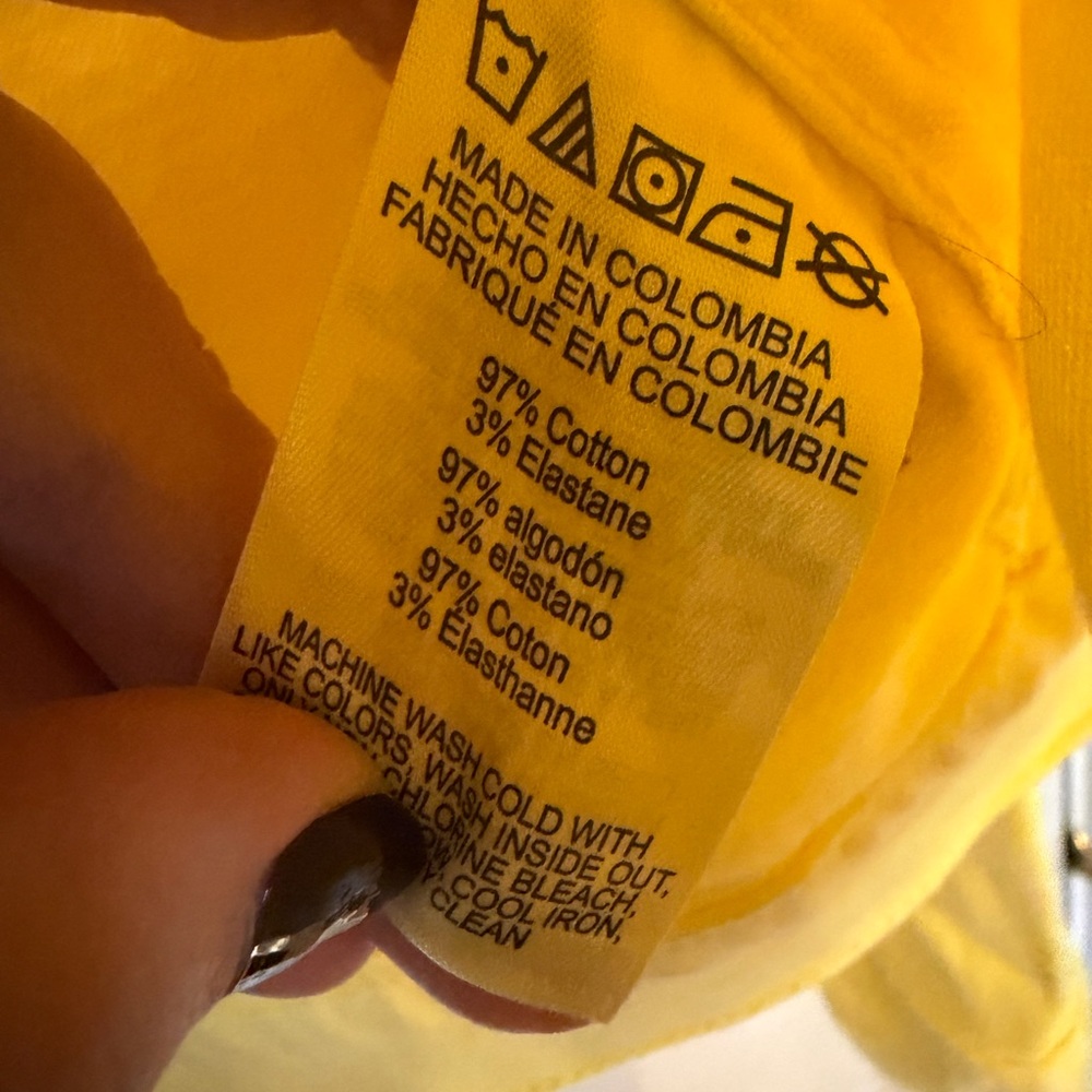 Michael Kors Sunny Yellow Jean Jacket - Picture 4 of 5